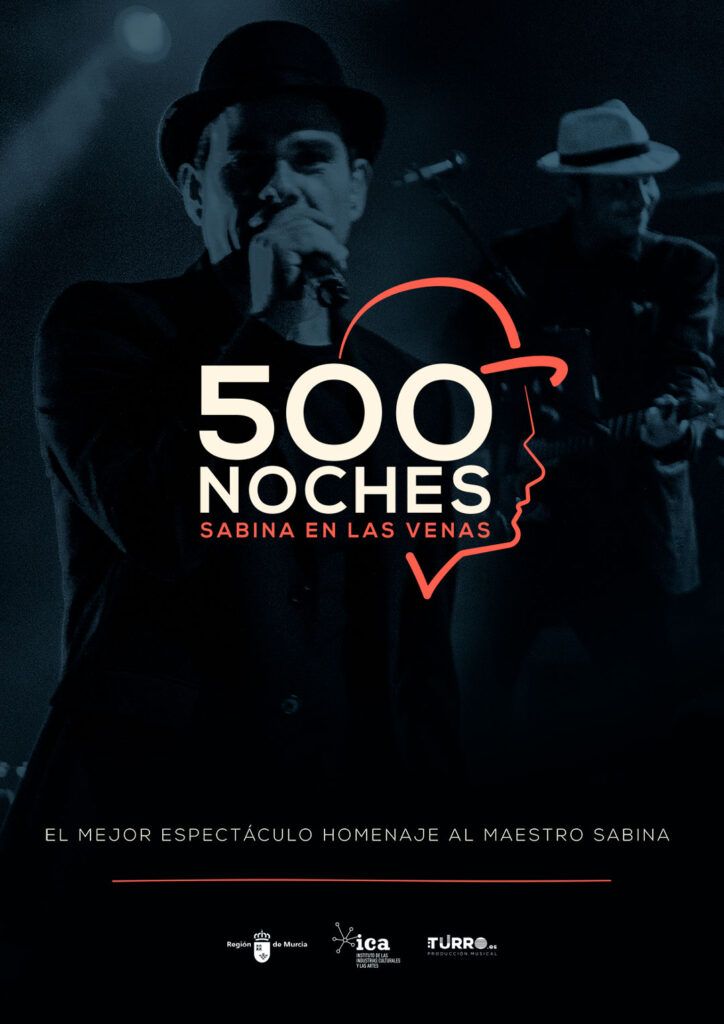 Cartel de 500 Noches en el Teatro Albéniz de Gijón